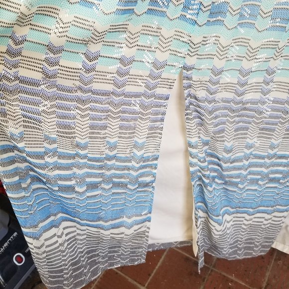 Lily Rose maxi striped sleeveless dress size M (217) - Picture 7 of 9